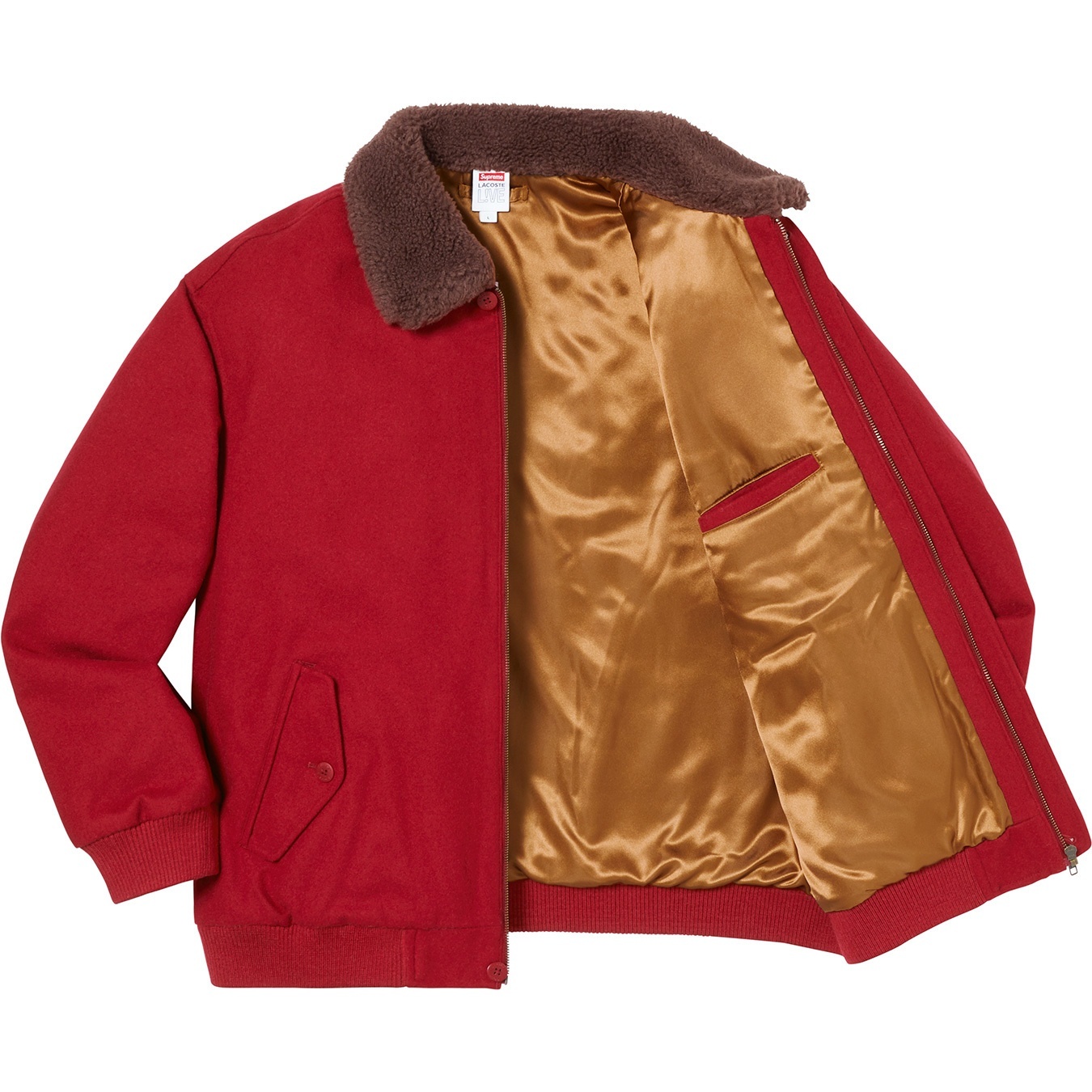 Supreme®/LACOSTE Wool Bomber Jacket view 13